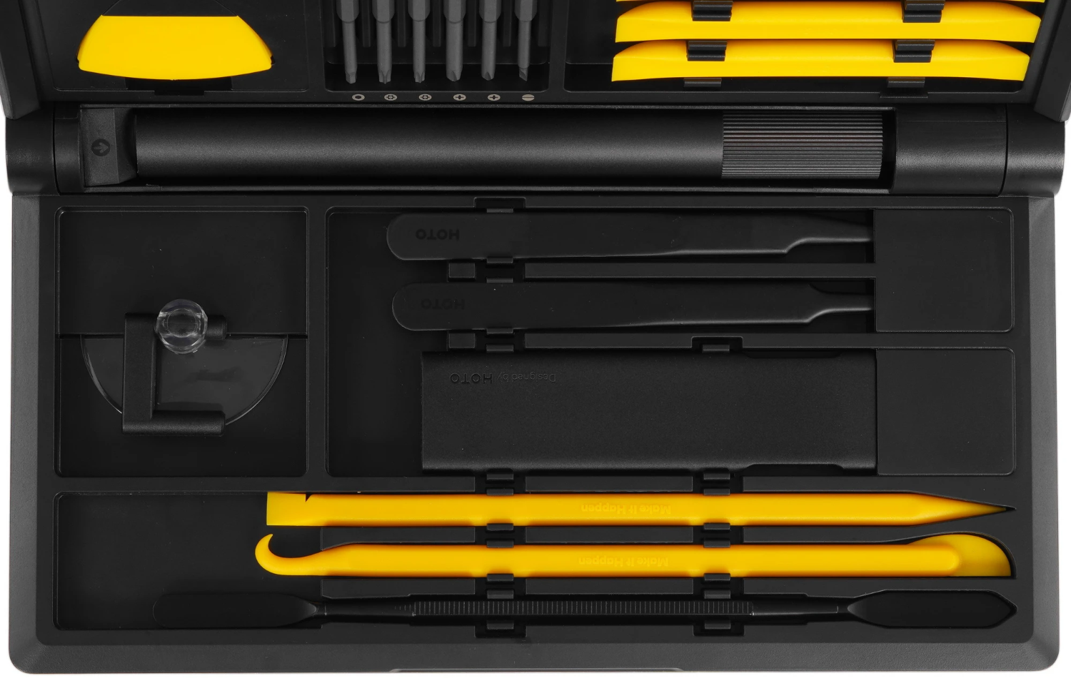 Набор инструментов для точных работ HOTO Precision Screwdriver Kit Pro черный HFE0002GL